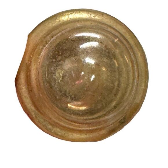 Shiny Brite Christmas Ornament Short Spinning Top Lantern Gold 1954 Retro #92 - Picture 4 of 5